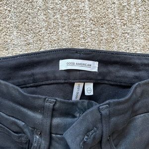 Good American coated pant